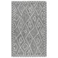 Amer Rugs Berlin BER-8  2" x 3" Dark Gray Area Rug, , large