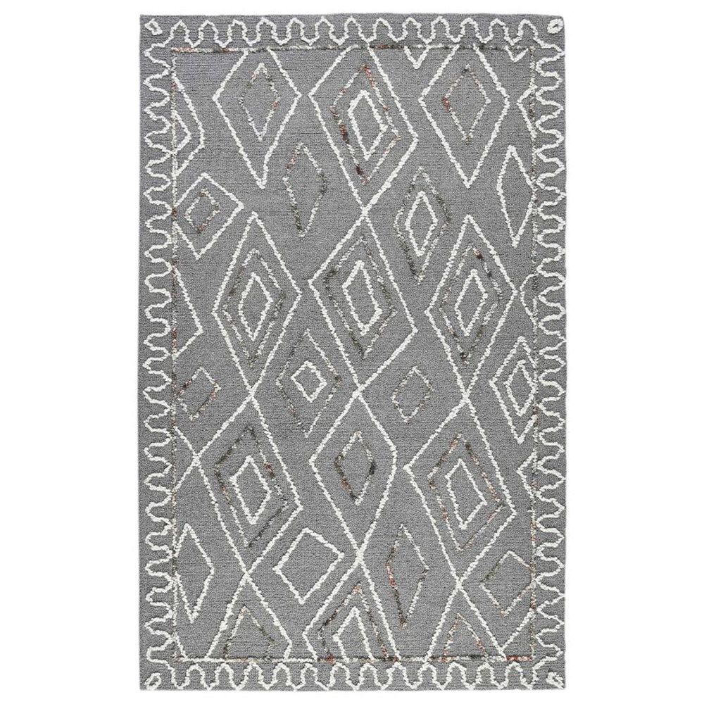 Amer Rugs Berlin BER-8 2" x 3" Dark Gray Area Rug, , large