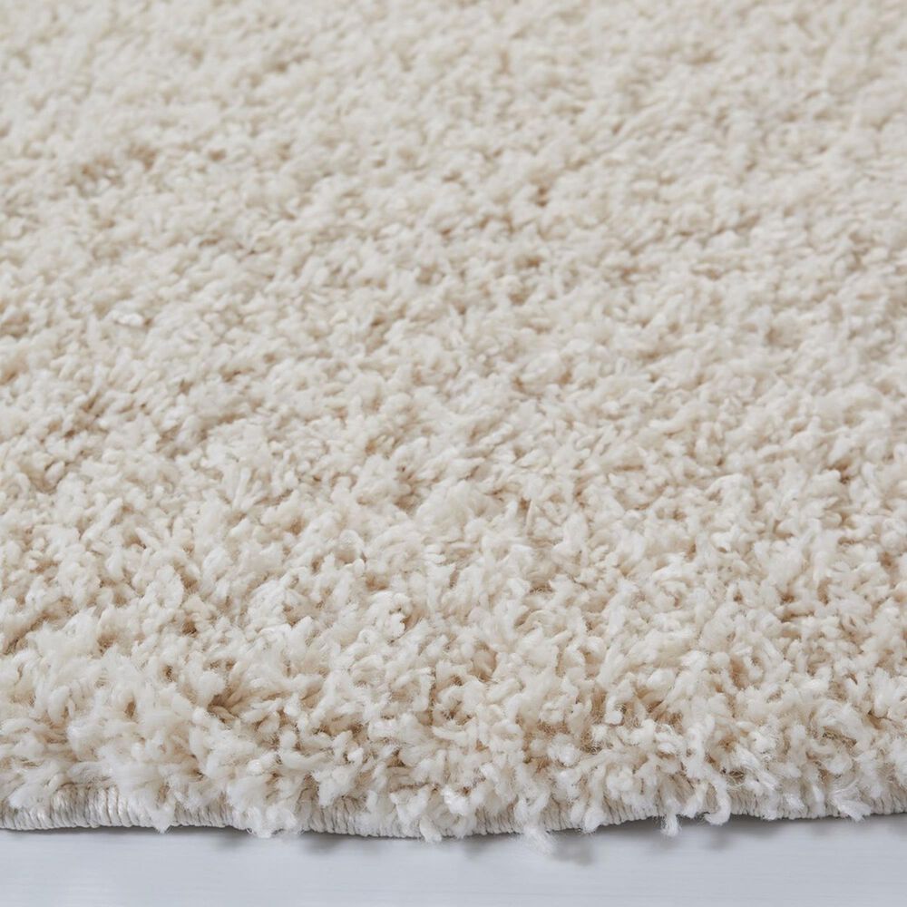 Safavieh Venus Shag 2&#39;7&quot; Round Ivory Area Rug, , large