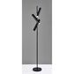 Adesso Greer Floor Lamp in Black, , large