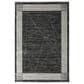 Nourison Desire 5"3" x 7"3" Charcoal, Silver and White Area Rug, , large