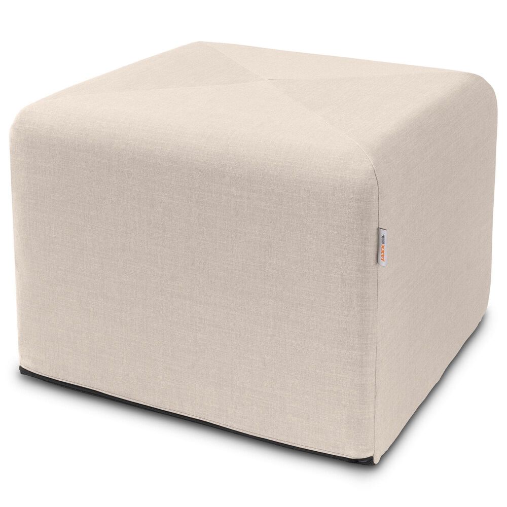 Jaxx Monroe Medium Ottoman in Mist Light Grey, , large
