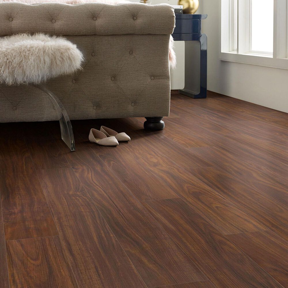 Shaw Floorte Rich Mahogany 5" x 48" Luxury Vinyl Plank, , large