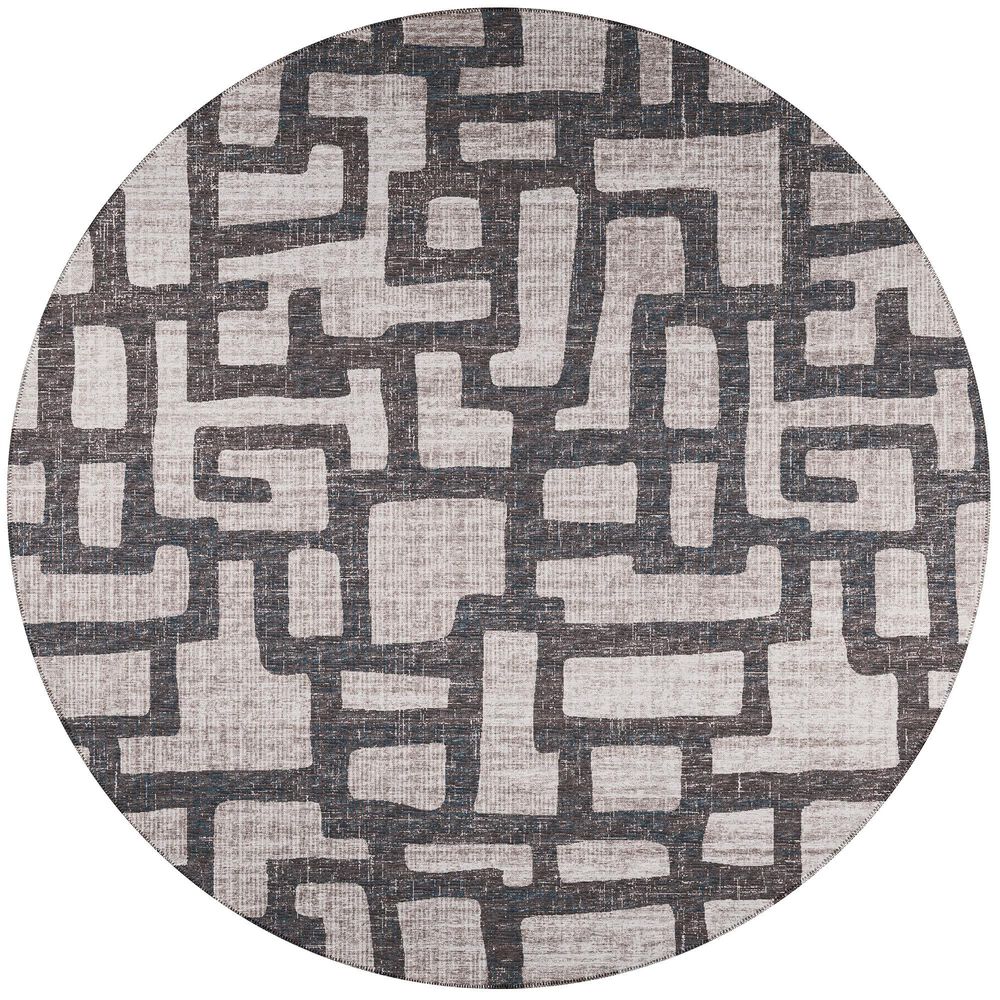 Dalyn Rug Company Sedona 10" Round Pebble Indoor/Outdoor Area Performance Rug, , large