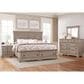 Viceray Collections Heritage Mansion 3 Drawer Nightstand in Greystone, , large