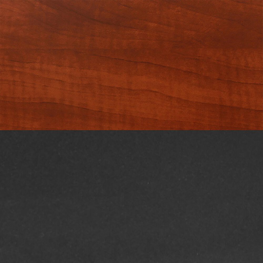 Regency Global Sourcing Kobe 3-Piece Mobile Training Table Set in Mahogany/ Black, , large