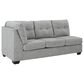 Signature Design by Ashley Falkirk 2-Piece Right Facing Sleeper Sectional with Chaise in Steel, , large