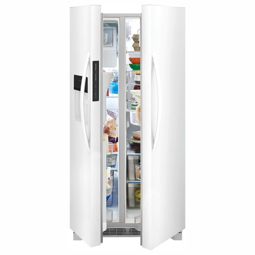 Frigidaire 33&quot; Side-by-Side Refrigerator in White, , large