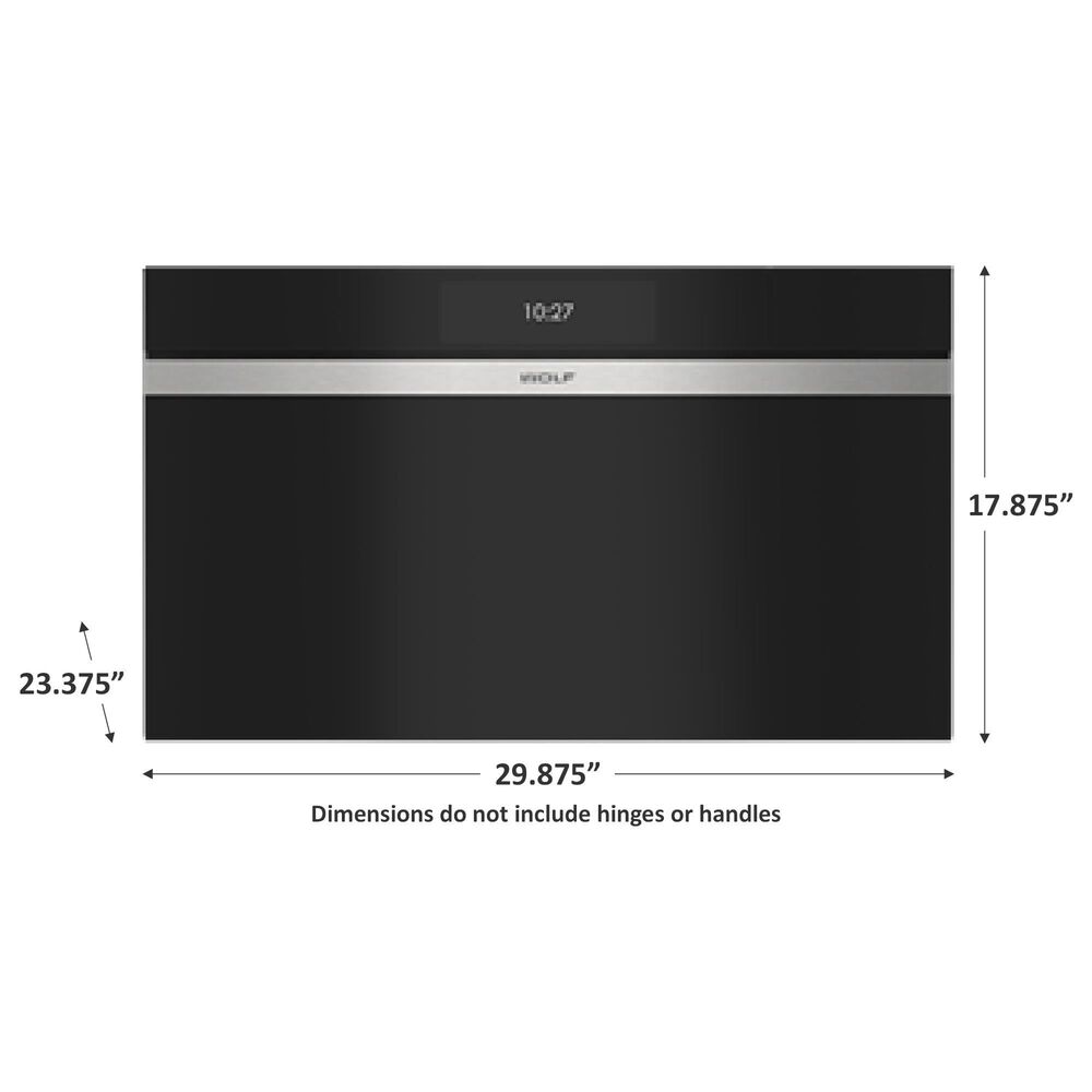 Wolf M Series 2.4 Cu. Ft. Contemporary Convection Steam Oven in Black, , large