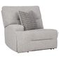 Ashley Acklen Place 2-Piece Power Symmetrical Reclining Sectional Loveseat in Pewter, , large