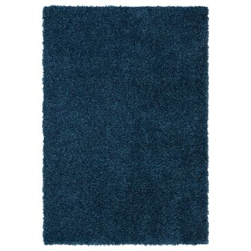 Safavieh August Shag AUG200M 5"3" x 7"6" Navy Area Rug, , large
