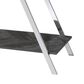 Steve Silver Furniture Roma Sofa Table in Shadow Grey and Chrome, , large