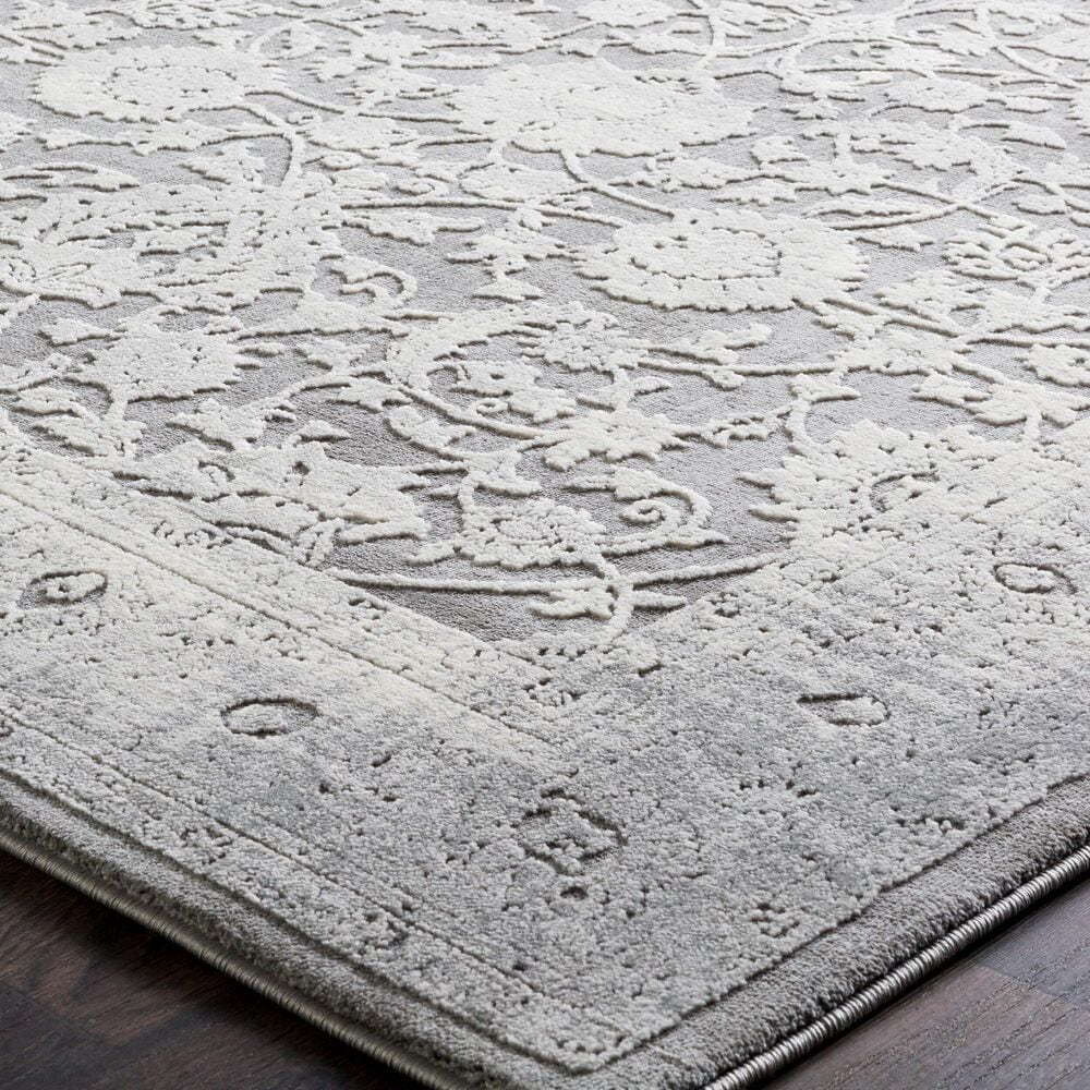 Surya Tibetan 9&#39;3&quot; x 12&#39;3&quot; Charcoal, Ivory and Medium Gray Area Rug, , large
