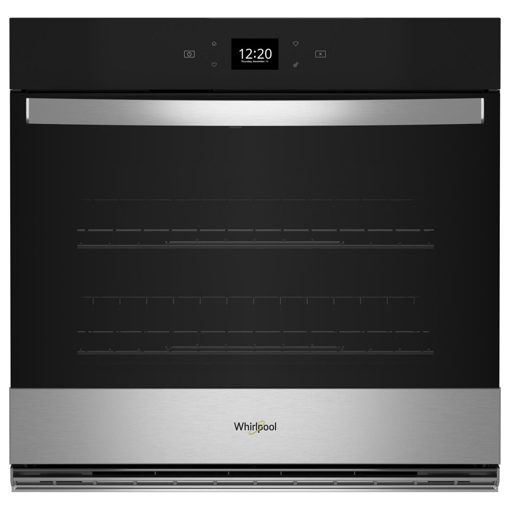 Whirlpool 30" Smart Built-In Single Electric Wall Oven with Air Fry in Fingerprint Resistant Stainless Steel, , large