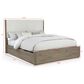 Crown Mark Veranda Queen Upholstered Panel Bed with Dresser, Chest, and Two Nightstands in Khaki, , large