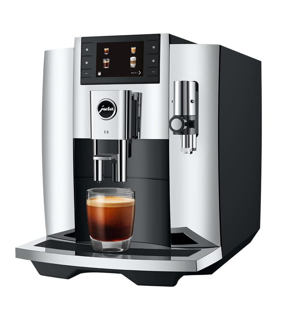 Jura E8 64 Oz Automatic Coffee Maker in Chrome, , large