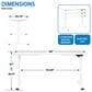 OSP Home Primo 60" Electric Sit and Stand Desk in White, , large