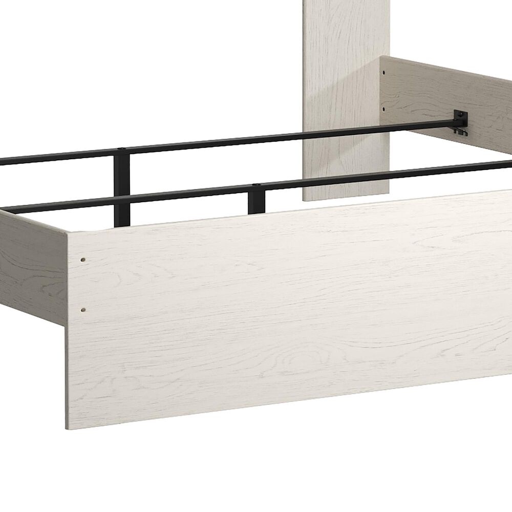 Ashley Stelsie King Panel Bed in White, , large