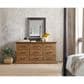 Hooker Furniture Big Sky Portrait Mirror in Furrowed Bark and Vintage Natural, , large
