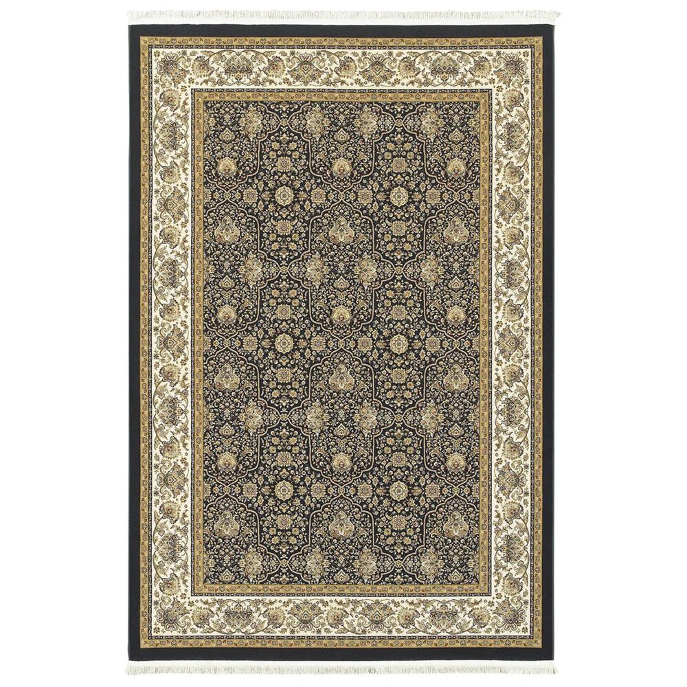 Oriental Weavers Masterpiece 1331B 9"10" x 12"10" Navy Area Rug, , large