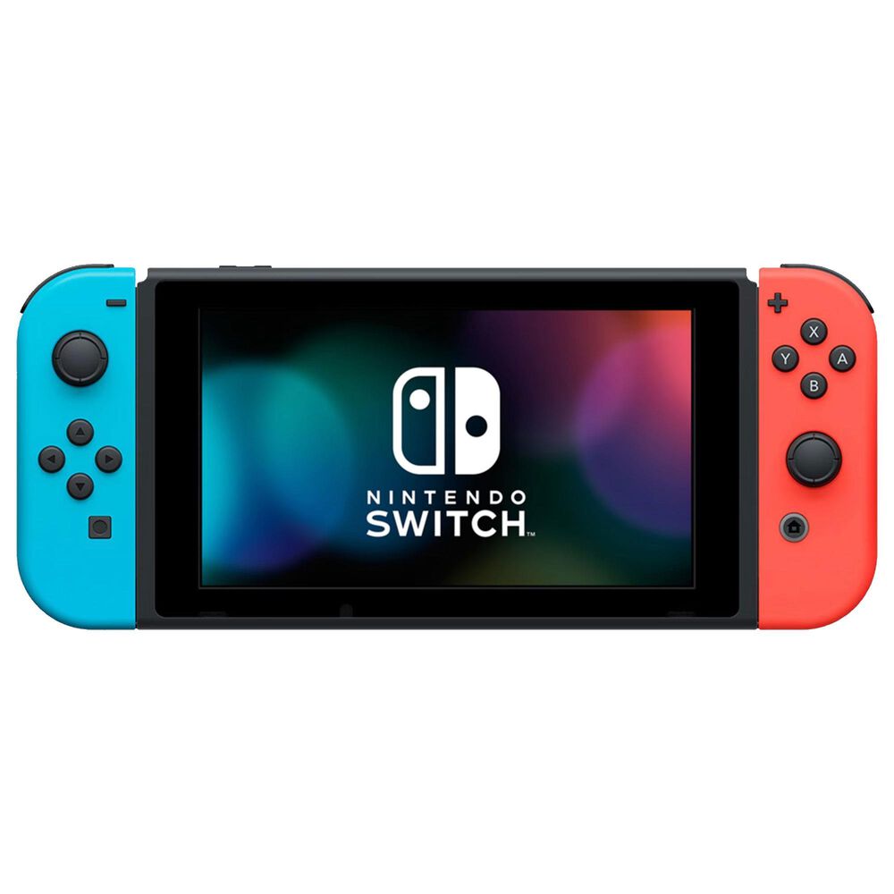 Nintendo Switch with Neon Blue and Neon Red Joy-Con, , large