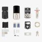 Kwikset Aura Bluetooth Enabled Smart Lock in Satin Nickel, , large