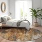 Dalyn Rug Company Kochi KC10 Rust 8" Round Area Rug, , large
