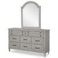 Legacy Classic Belhaven 8-Drawer Dresser and Mirror in Weathered Plank, , large