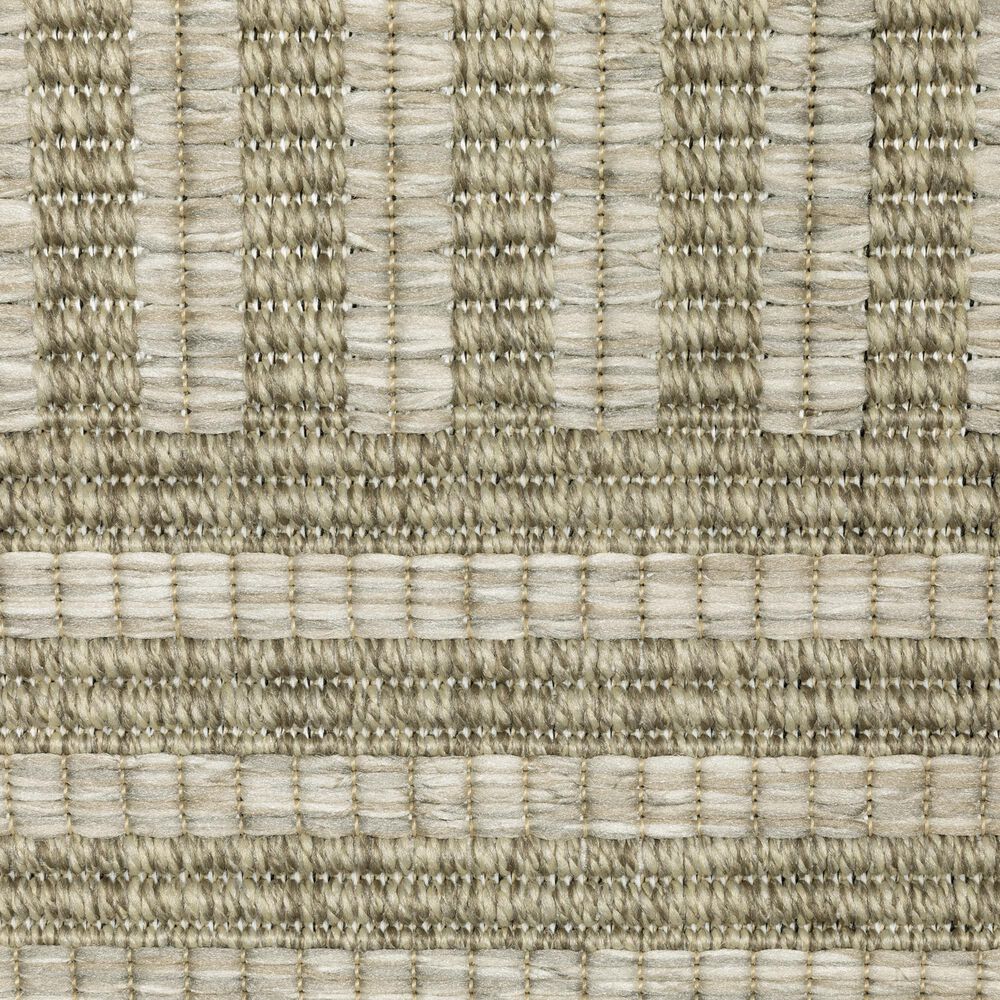 Oriental Weavers Tortuga TR02A 1&#39;10&quot; x 7&#39;6&quot; Beige and Black Runner, , large