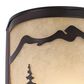 Vaxcel Bryce 1-Light Deer Wall Sconce in Burnished Bronze, , large