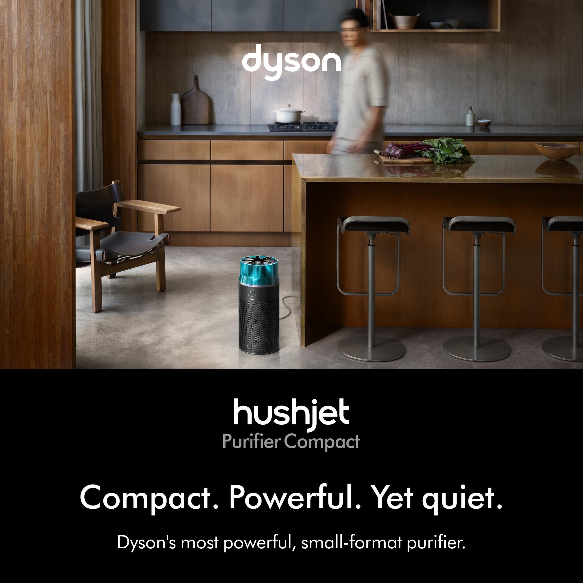 Dyson HJ10 HushJet Purifier Compact in Black and Teal