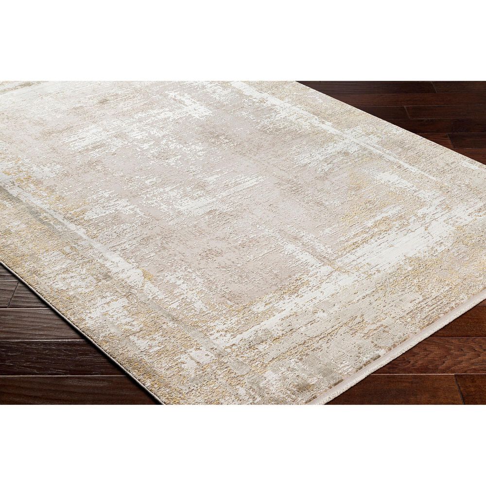 Surya Solar 3&#39; x 8&#39; Ivory, Wheat, Tan, Brown, Blush, Dark Brown and Mustard Runner, , large