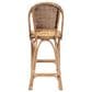 Baxton Studio Neola Bar Stool in Natural Brown, , large