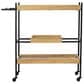 Southern Enterprises Claverdon Rolling Bar Cart, , large