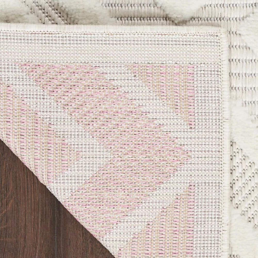 Nourison Versatile 6&#39; x 9&#39; Ivory and White Indoor/Outdoor Area Rug, , large