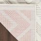 Nourison Versatile 6" x 9" Ivory and White Indoor/Outdoor Area Rug, , large
