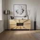 Waltham Reece 60" Console in Light Oak, , large