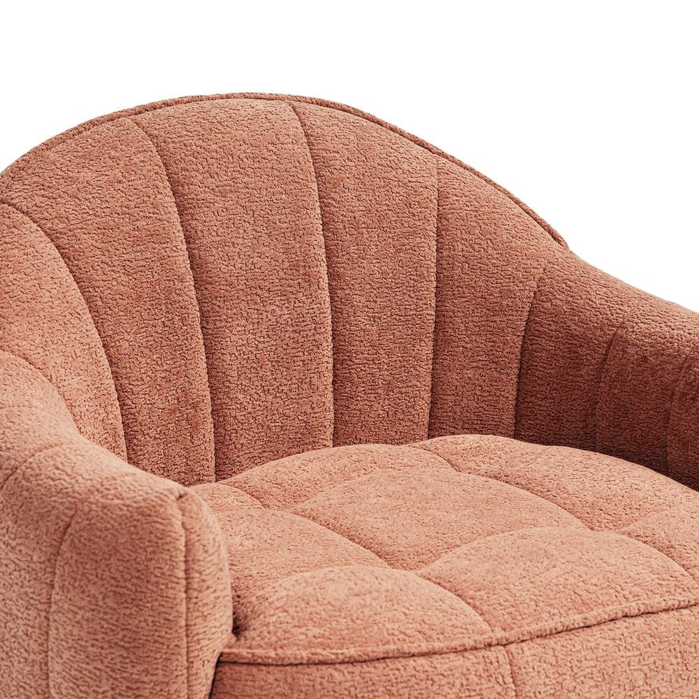 Jennifer Taylor Home Louie 30.5" Modern Dog Sofa Bed with Bone Pillow in Spice Orange, , large