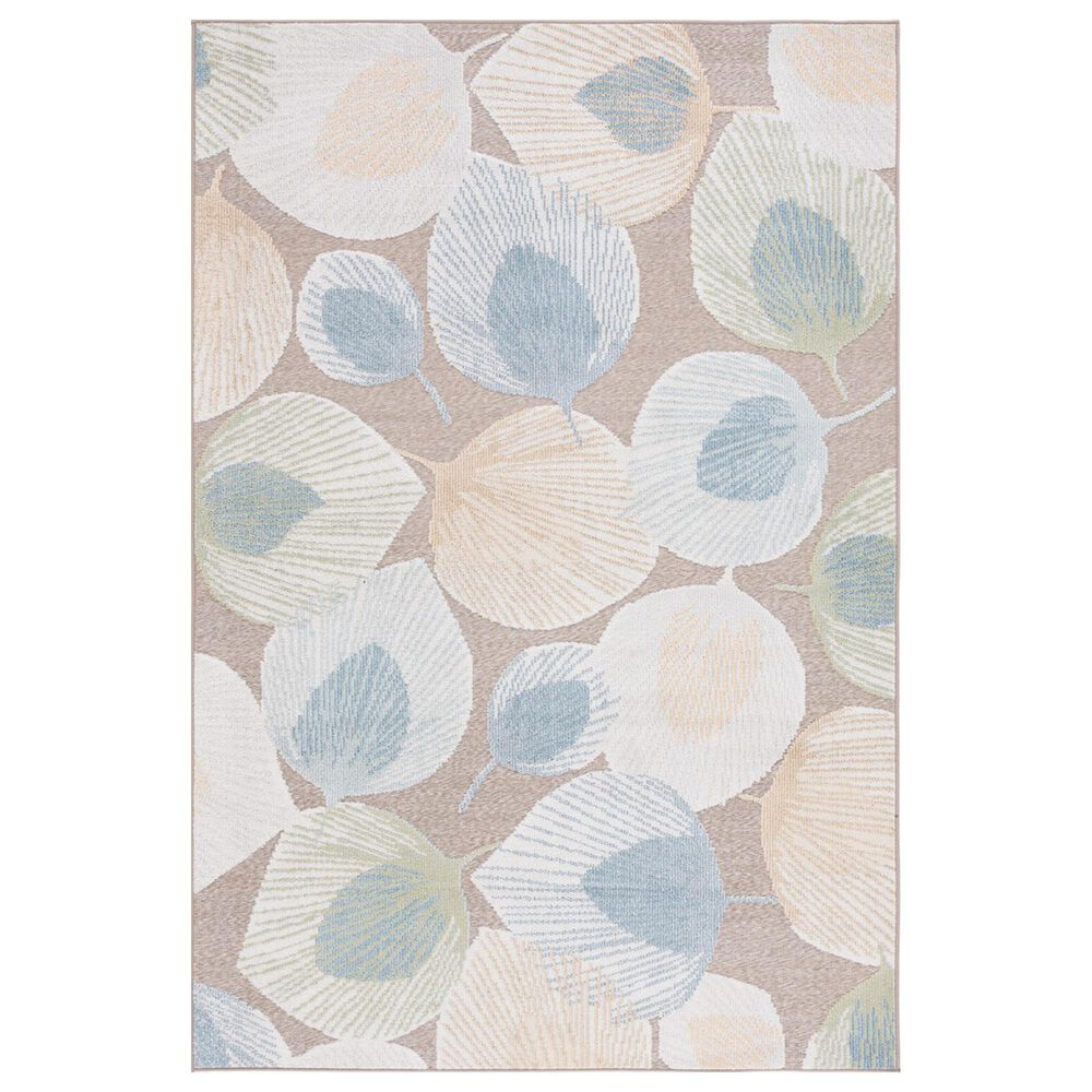 Safavieh Sarasota 5"3" x 7"7" Grey and Brown Indoor/Outdoor Area Rug, , large