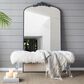 Hearth and Haven 66" x 36" Full Length Arched Mirror in Black, , large