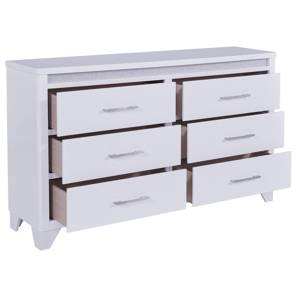 Ashley Jarlee 5-Piece California King Upholstered Bedroom Set in White, , large