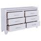 Ashley Jarlee 5-Piece California King Upholstered Bedroom Set in White, , large