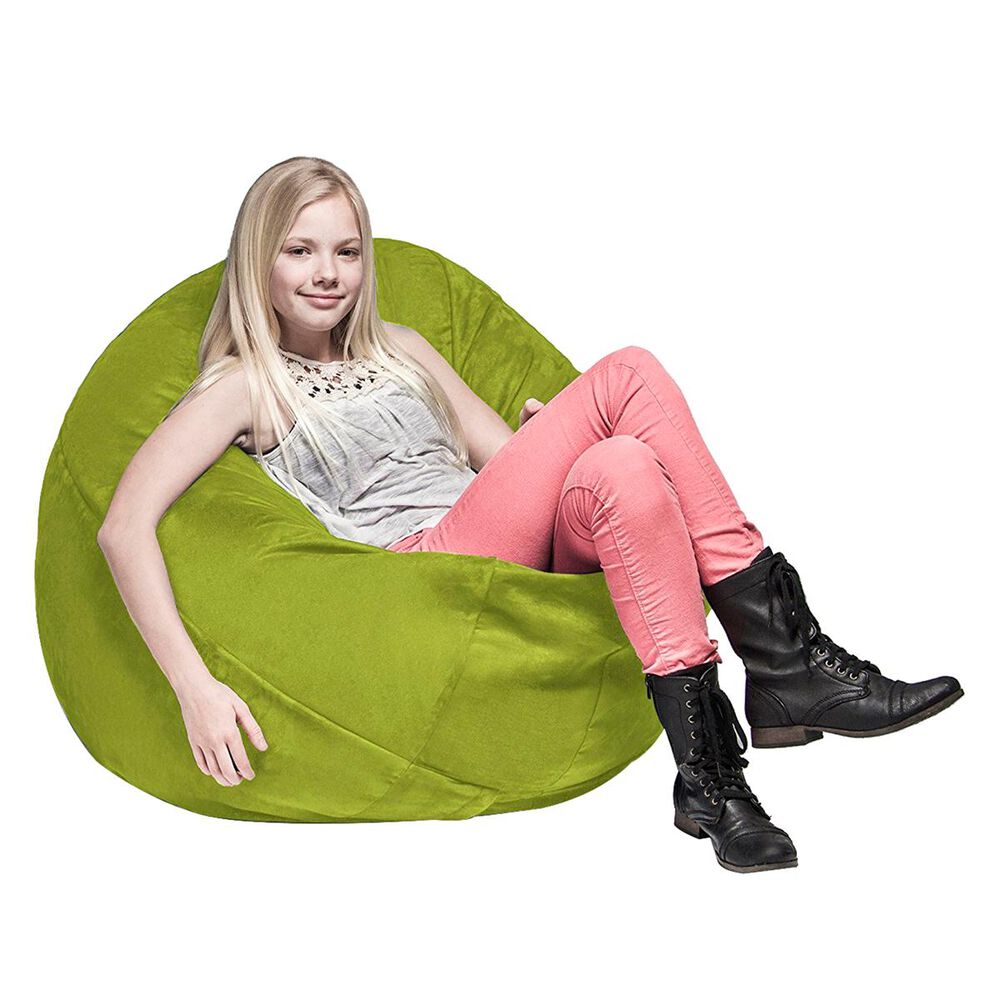 Jaxx 4&#39; Cocoon Kids Bean Bag in Lime, , large