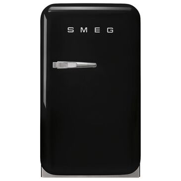 SMEG 1.34 Cu. Ft. Freestanding Compact Refrigerator with Right Handle in Black, , large