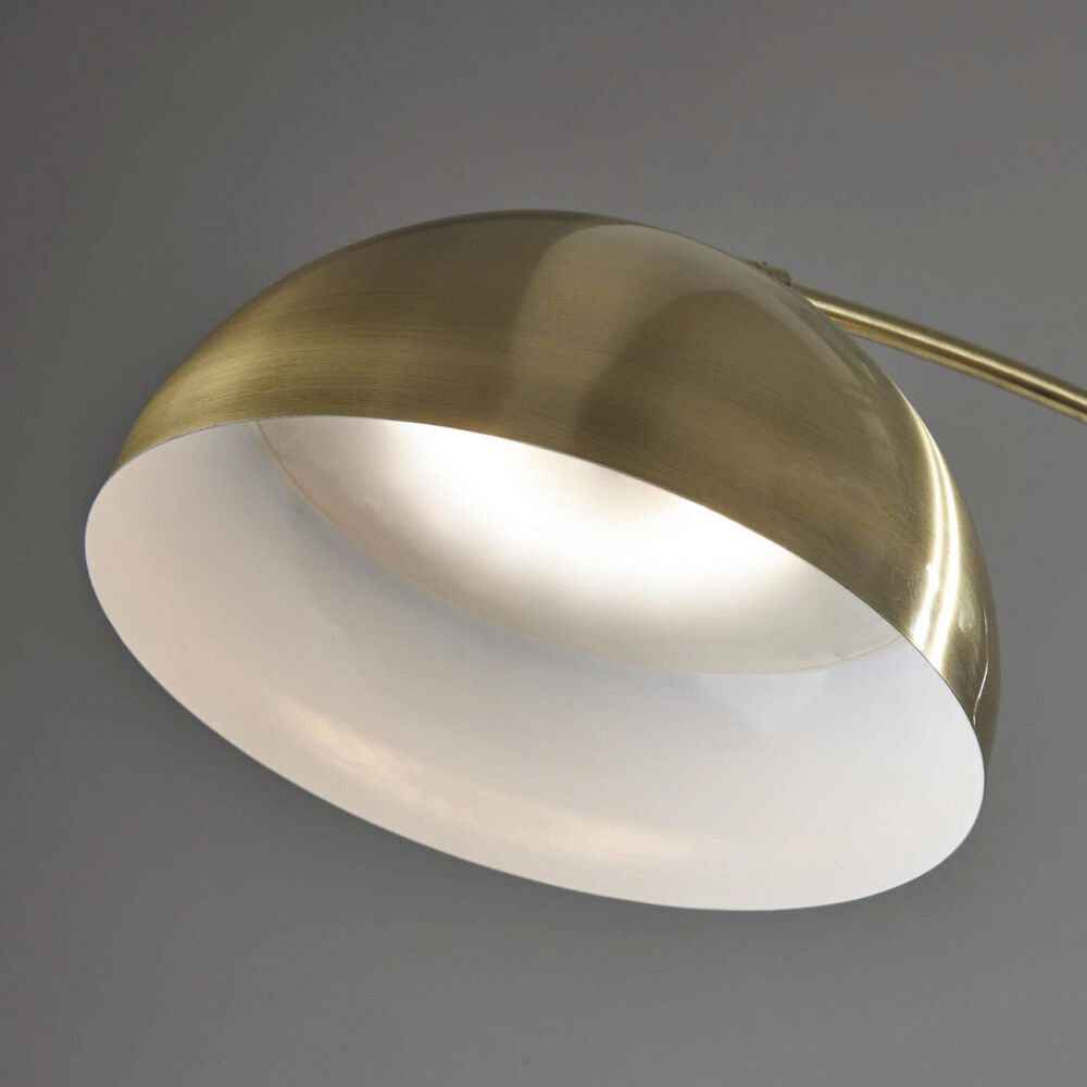 37B Bolton LED Arc Lamp with Smart Switch in Antique Brass and Brown, , large