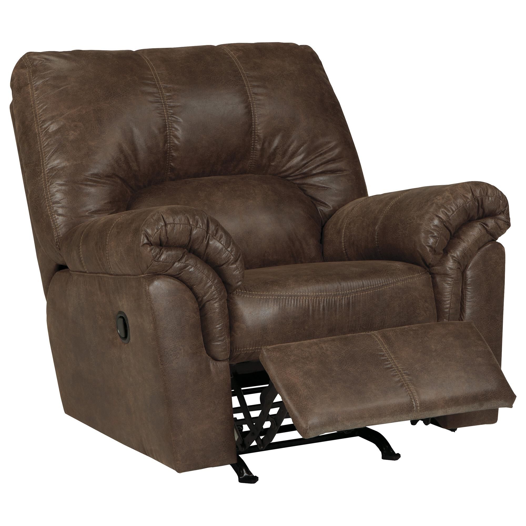 Extra large leather rocker discount recliner