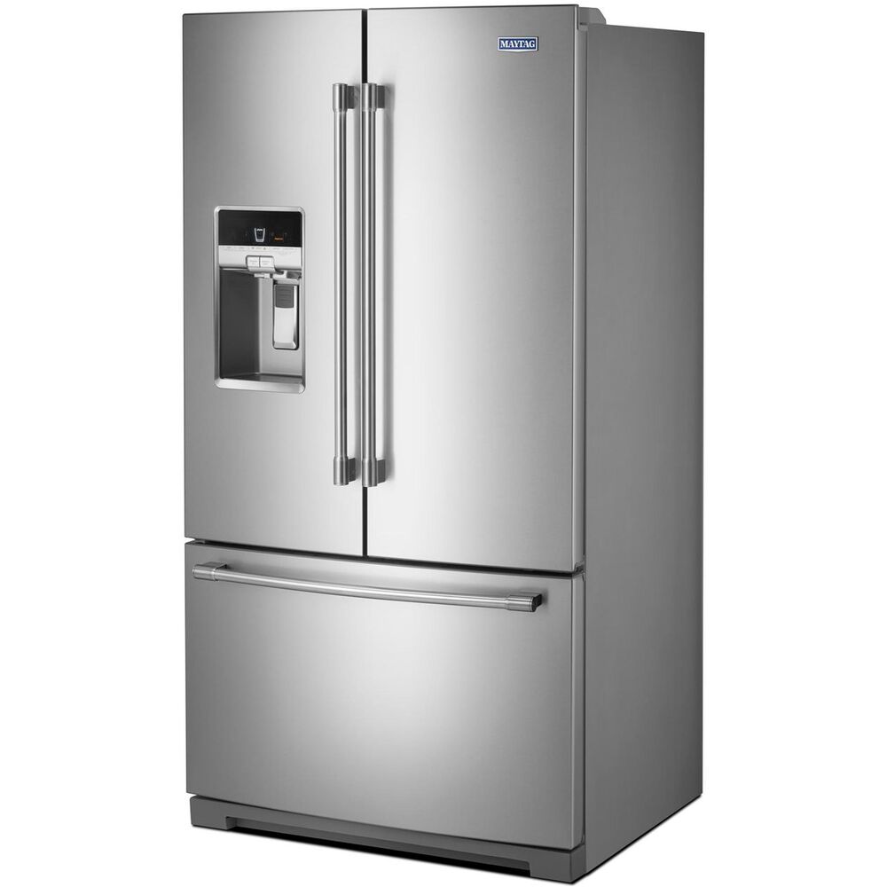 Maytag 26.8 Cu. Ft.  36&quot; Wide French Door Refrigerator in Fingerprint Resistant Stainless Steel, , large