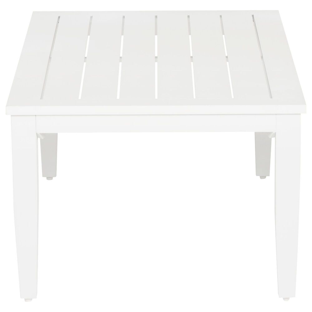 Linon Home Decor Claiborne Rectangular Coffee Table in White, , large