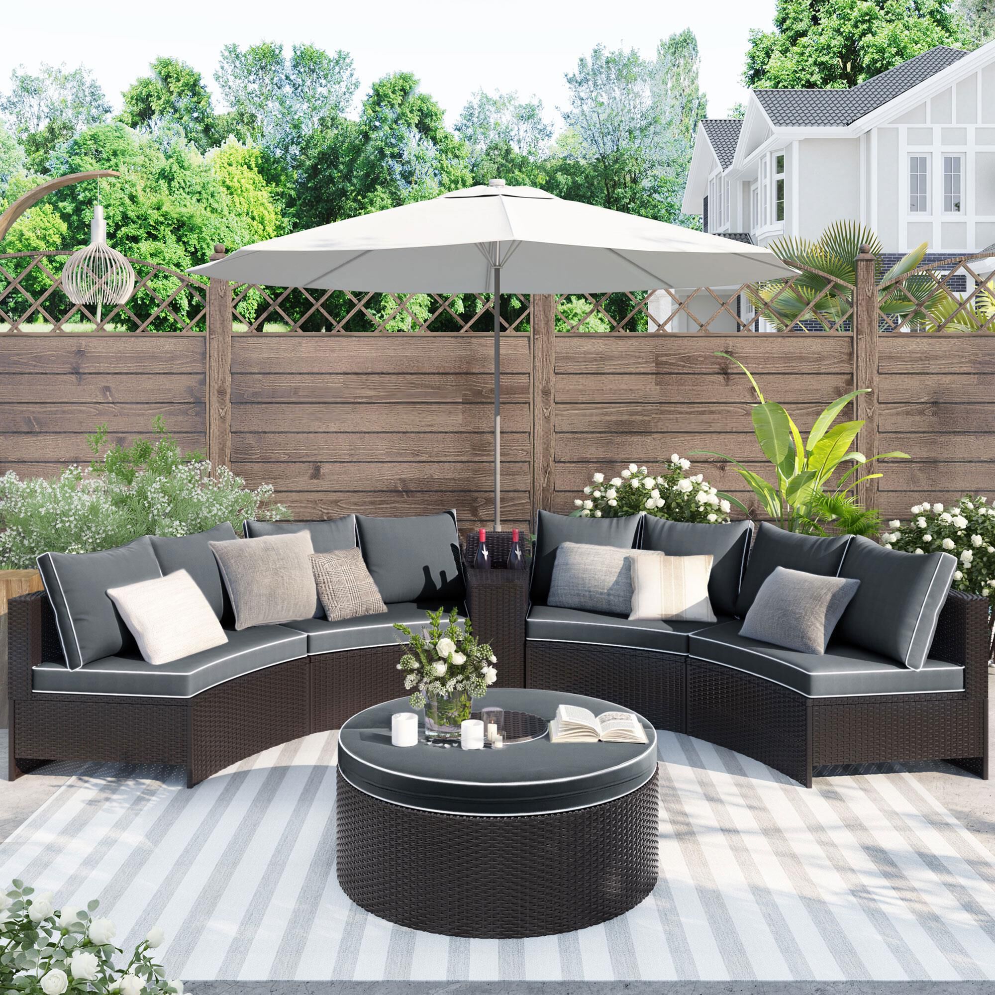 Outdoor on sale large sofa