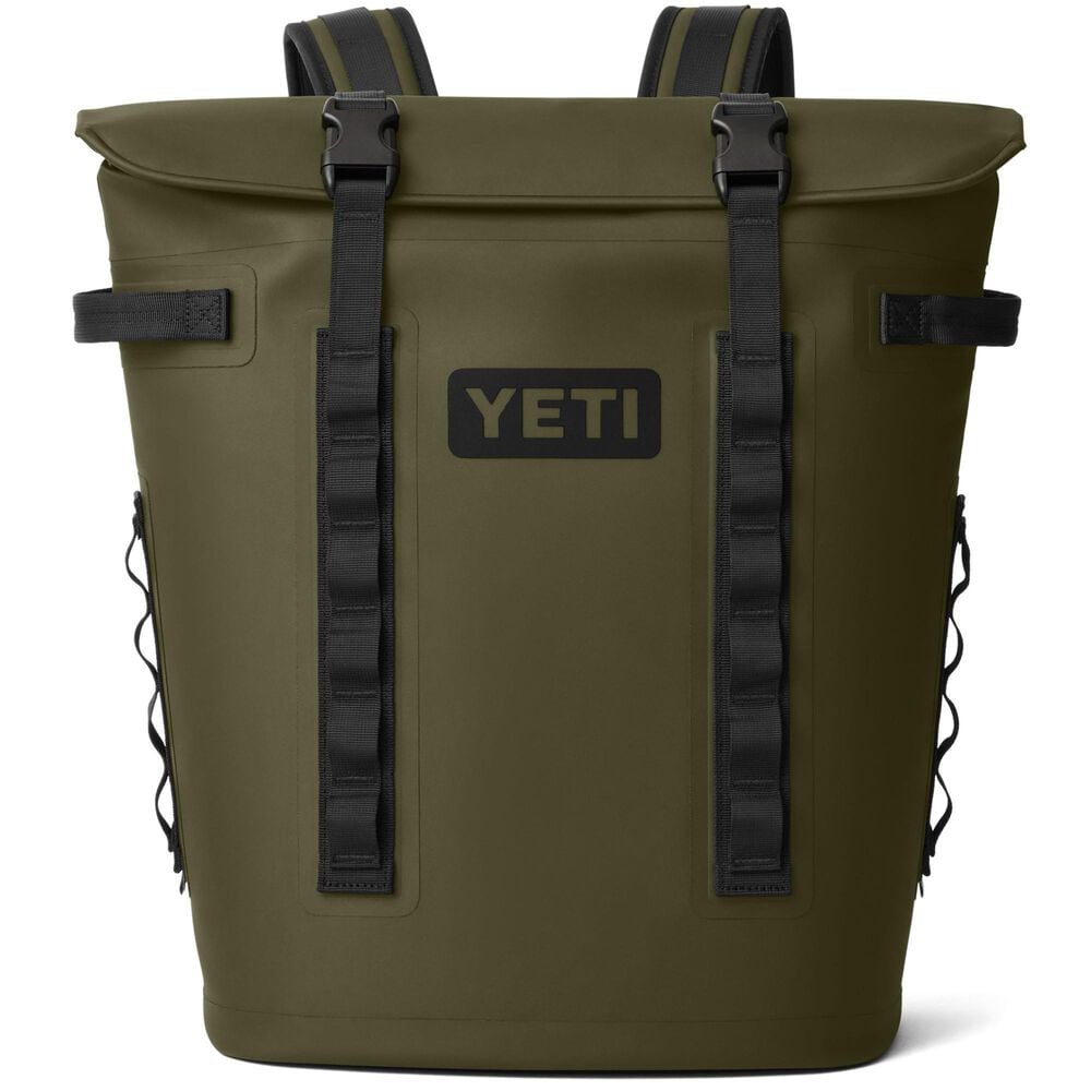 YETI Hopper M20 Backpack Soft Cooler in Olive and Black, , large